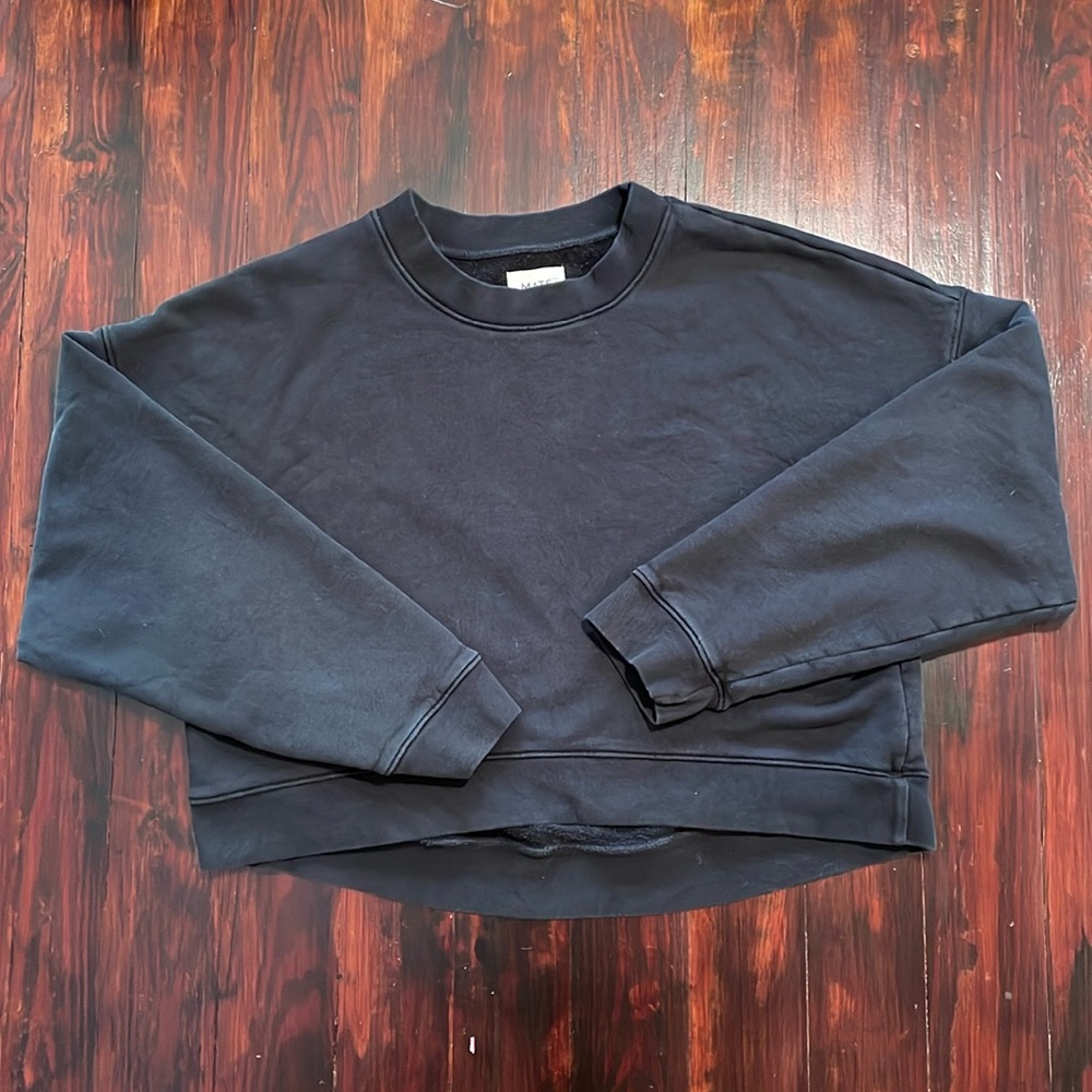 Mate the Label Cropped Sweatshirt, Size XL